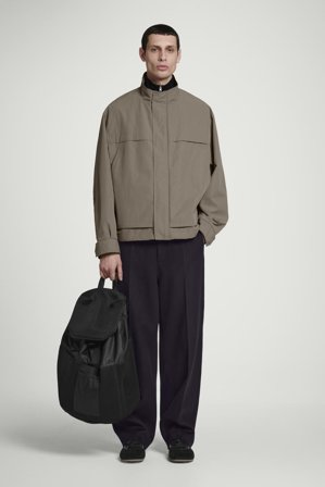 COS Men's Duffle Backpack Mesh Bag in Black