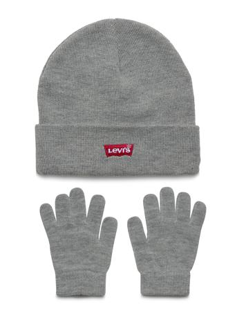 Lan Core Batwing Beanie Accessories Winter Accessory Set Grå Levi's