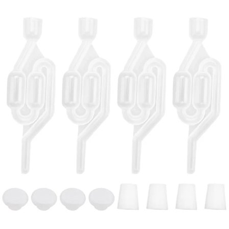 (pow yeah!)Gjærlås, Bryggelås Vinlås Øllås med Gummi Gjærlås Propper Luft