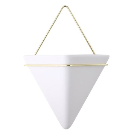 2 st Nordic Ceramic Wall Planters Triangular Mini Succulent Planter Hanging Planter Modern Wall Decor