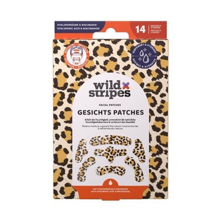 WILD STRIPES - Patches Facial Patches Animal Leo - Crema viso pelle grassa,Maschera viso purificante