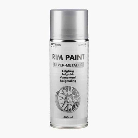 Fälgfärg silver-metallic 400 ml - Biltema