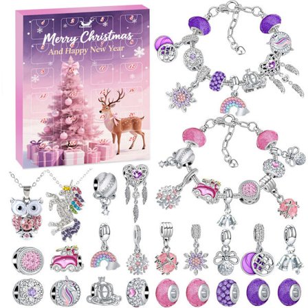 Advent Calendar with Bracelet - 24 jewelry pieces to discover