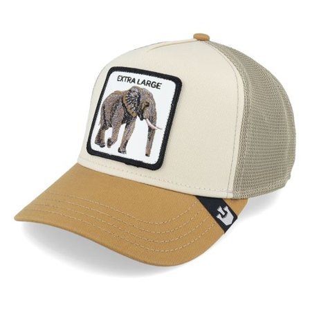 Goorin Bros. - Beige trucker Keps - Premium Elephant Khaki Trucker @ Hatstore