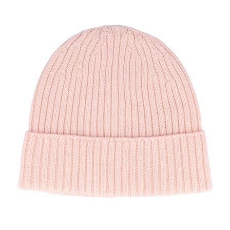 MJM Hats - Růžový cuff Beanie - Beanie 100% Merino Wool Pink Cuff @ Hatstore