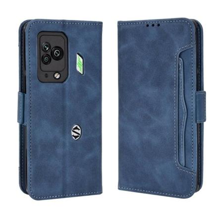 Xiaomi Black Shark 5 Pro moderni nahkainen lompakkokotelo - Sininen Blue