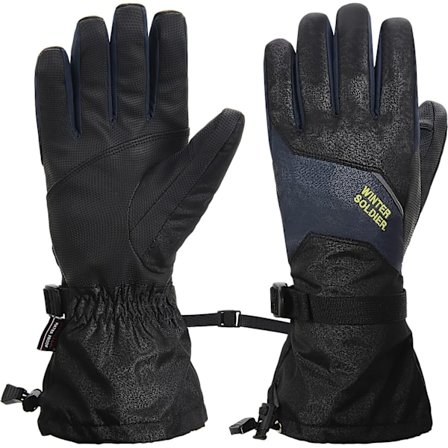 Vinter Ski Vanter Touch Screen Handsker Vandtætte Vindtætte Varme Snowboard til Unisex Termiske Ski Vanter sort blå,S