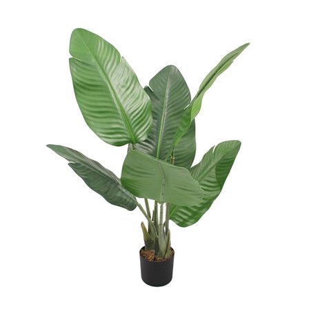 Kunstigt banantræ i potte, 65 cm, PEVA grøn