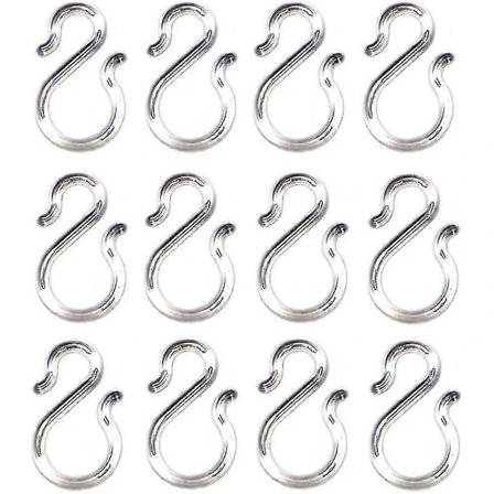 12 stk. 1,7-tommers Klar Plast Puncheskål Kop S-Kroge