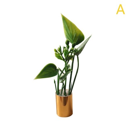 1:12 Dukkehus Miniature Potted Green Leaves Pot Bonsai Garden