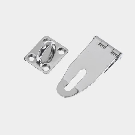 Hængelåshasp Roca, 72 mm x 30 mm, rustfrit stål AISI 304