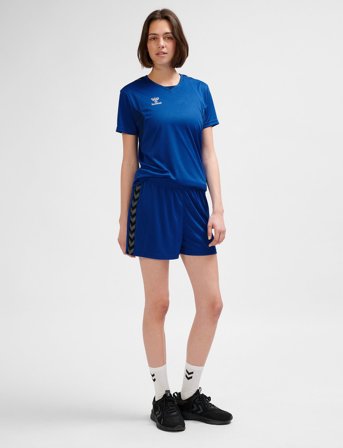 Hummel Hmlauthentic Pl Shorts Woman - Blue - L