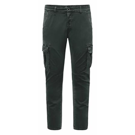 BomBoogie, Straight Trousers Grijs, Heren, Maat:W34