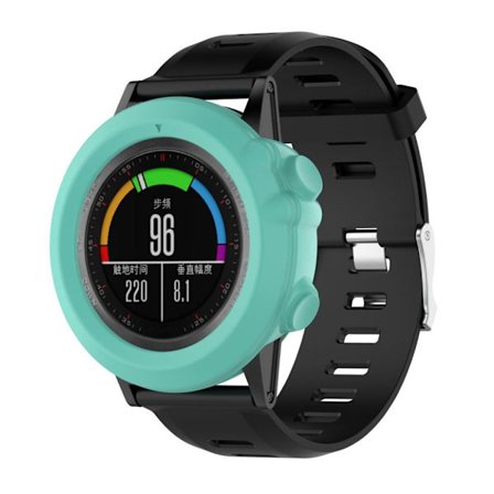 Garmin Fenix 3 beskyttelsesskal til urkassen i blødt silikone - Tyrkis