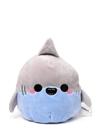 Puckator Squidglys Scratch The Adorasaur Reversible Glow In The Dark Plush Toy - Grey - ONE SIZE