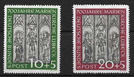 Vesttyskland 1951 - AFA 1104 - 05 - Postfrisk