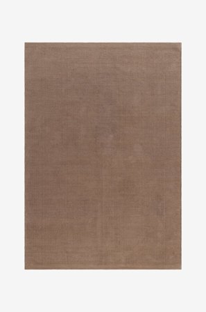 KM Home - Kludetæppe Hemse - Brun - Bomulds- & kludetæpper - 140X200 - Fra Homeroom