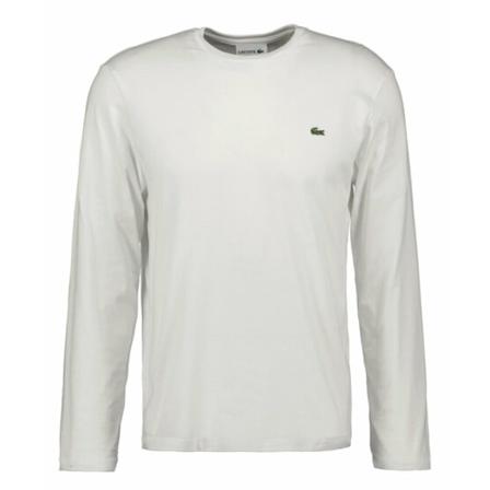 Lacoste, T-shirt L/S Wit, Heren, Maat:L