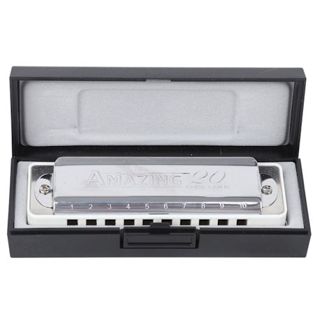 Blues-huuliharppu 10 reikää Mouthorgan Db-avain ABS-hartsi Ammattimainen aloittelijan puhallinsoitin