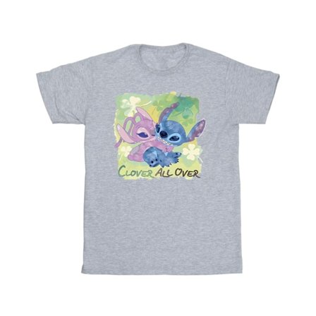 Disney Boys Lilo And Stitch St Patrick ́s Day Clover T-Shirt 12-