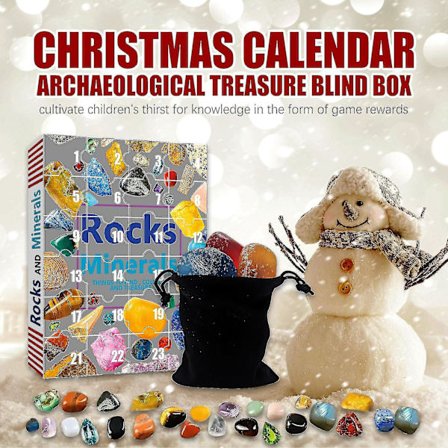Adventskalender Rock Collection Blind Box Gave 24 Rocks Blind Box