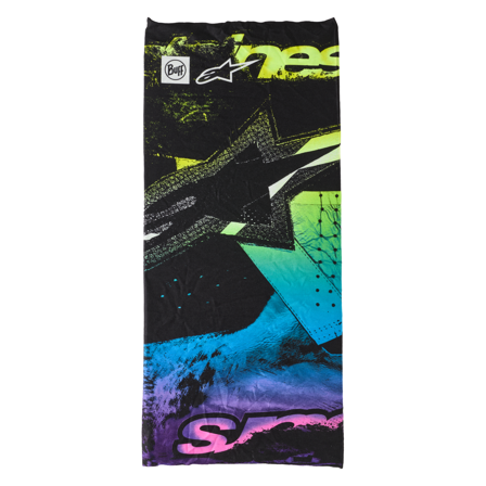 Nekverwarmer Alpinestars Buff Ignite Zwart/Fel rood Onesize