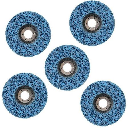 pc Poly Tape Sanding Disc Strips Rostfärgborttagning Polering Rengöring för att ta bort färg eller rost från bilpaneler, trä eller yta (100 x 14 x 22)