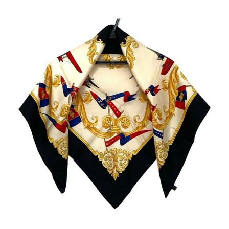 Celine Vintage Scarves Sort, Dame Vintage Accessories, Størrelse: ONE Size