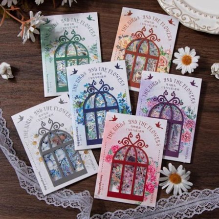 Klistremerker Blomster Klistremerker Holografiske klistremerker