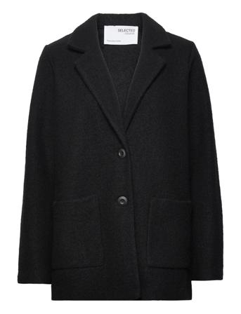 Slfdalena Ls Knit Cardigan B Blazers Single Breasted Blazers Sort Selected Femme