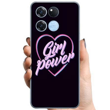 Oneplus Ace Racing Tpu Mobilskal Neon Girl Power
