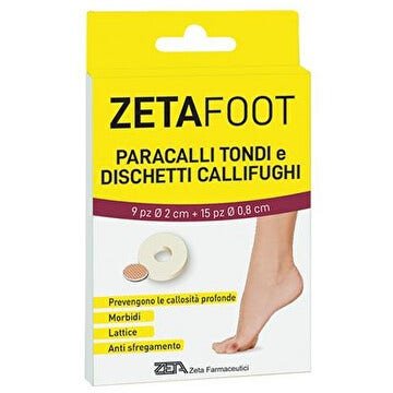 Zeta Foot Paracallo Tondo 9 Pezzi + Dischetto Callifugo 15 Pezzi
