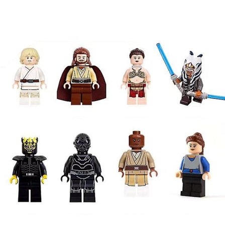 8cps Star Wars Minifigure Luke Kuigang Jinsava Assembled Building Block Toy Gift Birthday Gift