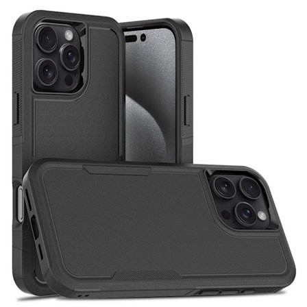 iPhone 16 Pro Max 2-i-1 Skal - Svart