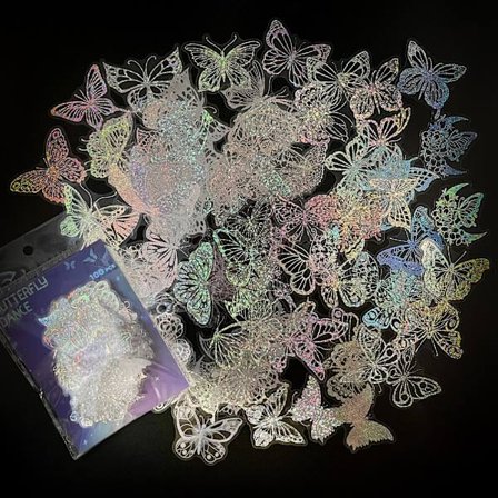 Klistremerker Holographic Stickers Glitter Stickers