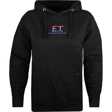E.t. Den Extra-terrestrial Dam/dam Poster Hoodie S Black