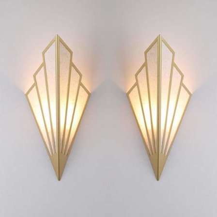 IC Moderne Væglampe Enkel Væglampe Soveværelse Korridor Stue Væglampe Holder E12 Sokkel Dekorativ Kunstlampe (Kun En)