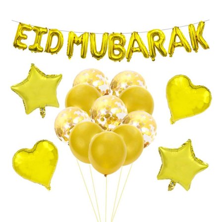 Bokstavsballonger EID MUBARAK Ballonger TYP A TYP A