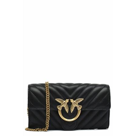 Pinko, Cross Body Bags Zwart, Dames, Maat:ONE Size