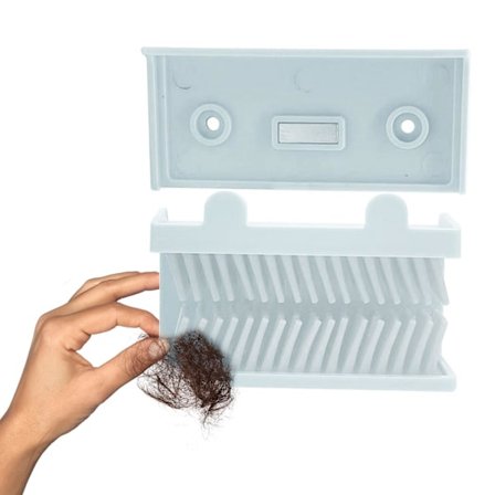 Brusehårsamler Aftagelig Væg Hår Opsamler til Brusebad Hår Stopper til Afløb Si Hår Opsamler
