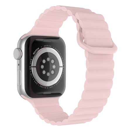 Apple Watch Series 8 (45 mm) / Watch Ultra silikoneurrem - Lyserød