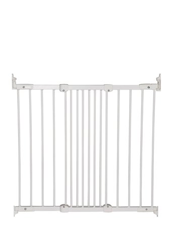 BabyDan Babydan Flexi Fit Metal, White - White - 67-105.5CM