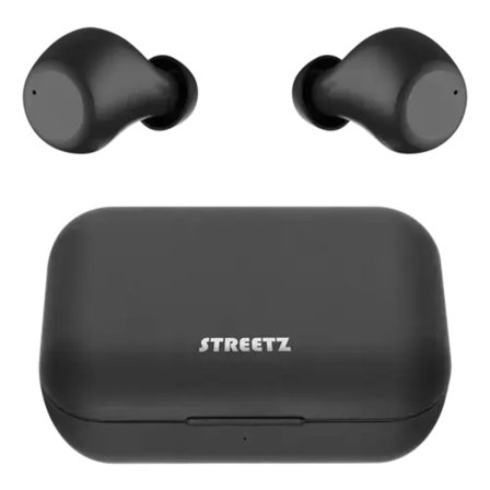 STREETZ Trådlösa In-Ear Hörlurar, BT 5, TWS - Svart