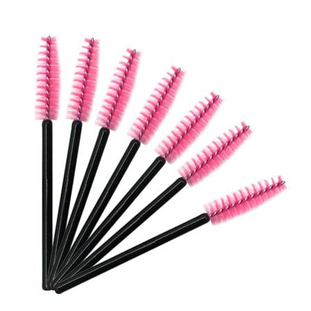 Förpackning Med 50 Ögonfransborste Engångsstavar För Mascara I Nylon