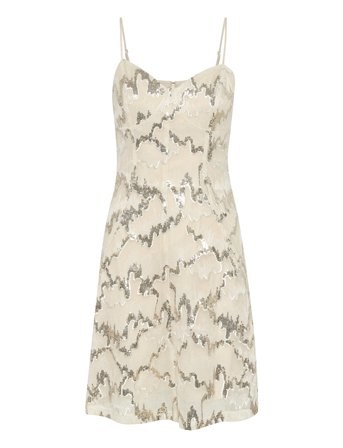 Gzsagina Short Dress Cream Gestuz