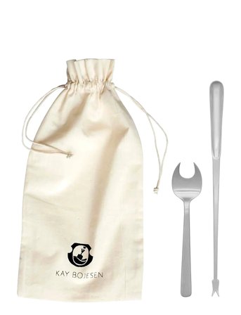 Kay Bojesen Skaldyrssæt, 8 Dele - Silver - ONE SIZE