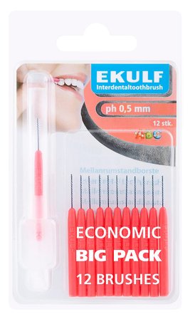 Ekulf Mellemrumsbørste 0,5, Medicin & Pleje, Mund & Tandpleje, Tandstikker