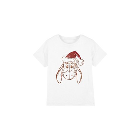 Nalle Puh Barn/Kids Åsna Ior Mössa Jul T-shirt 5-6