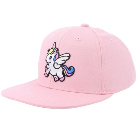 Unicorns - Rosa snapback Caps - Kids Unicorn Patch Light Pink Snapback @ Hatstore
