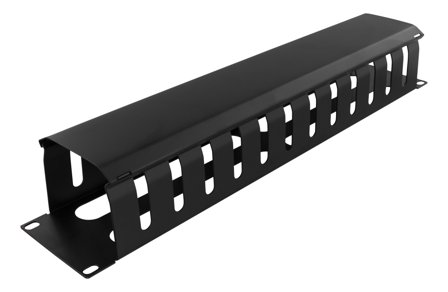 Deltaco 19-26 - kabelstyringsstang - 2U - 19"